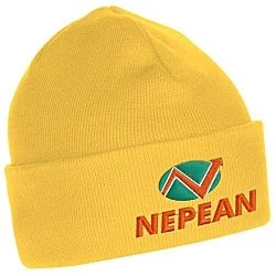 Fine Knit Beanie with Cuff - 24 hr