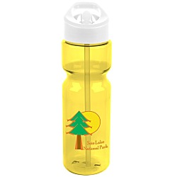 Olympian Bottle with Flip Straw Lid - 28 oz. - Full Color