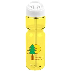 Olympian Bottle with Flip Straw Lid - 28 oz. - Full Color