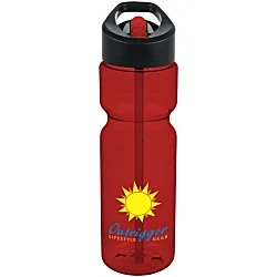Olympian Bottle with Two-Tone Flip Straw Lid - 28 oz. - Full Color
