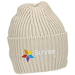 Atlantis Oak Chunky Rib Knit Cuff Beanie