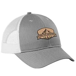 Structured Cotton Twill Trucker Cap - Laser Engraved Patch