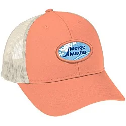 Structured Cotton Twill Trucker Cap - Full Color Patch