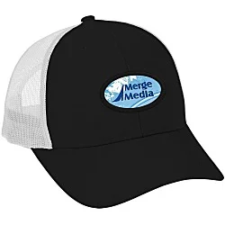 Structured Cotton Twill Trucker Cap - Full Color Patch