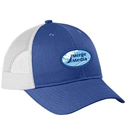 Structured Cotton Twill Trucker Cap - Full Color Patch