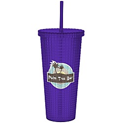 Hip to be Square Tumbler with Straw - 20 oz.