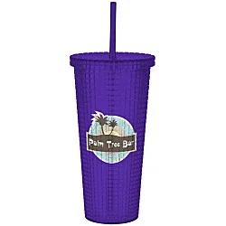 Hip to be Square Tumbler with Straw - 20 oz.