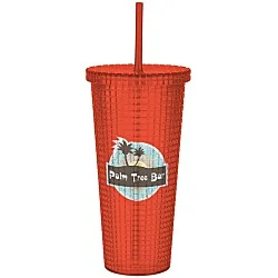 Hip to be Square Tumbler with Straw - 20 oz.