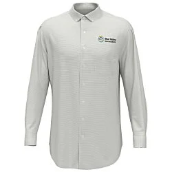 Perry Ellis Mini Grid Woven Shirt - Men's