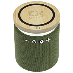 Ultra Sound Speaker with Bamboo Wireless Charger