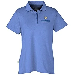 Heathered Logic Stretch Polo - Ladies'