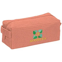 Waffle Weave Cosmetic Bag
