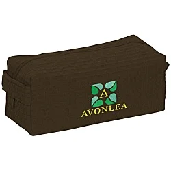 Waffle Weave Cosmetic Bag
