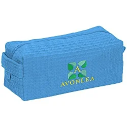 Waffle Weave Cosmetic Bag