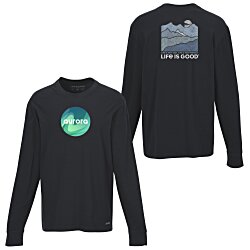Life is Good Crusher Long Sleeve Tee - Men's - Full Color - Mountains