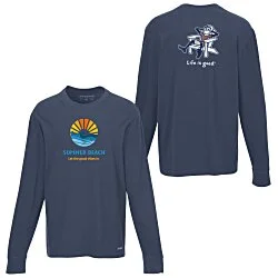 Life is Good Crusher Long Sleeve Tee - Men's - Full Color - Adirondack