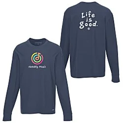 Life is Good Crusher Long Sleeve Tee - Men's - Full Color - LIG