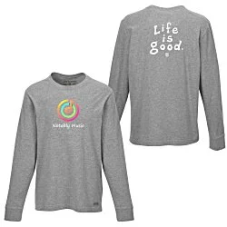 Life is Good Crusher Long Sleeve Tee - Men's - Full Color - LIG