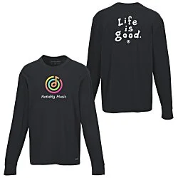 Life is Good Crusher Long Sleeve Tee - Men's - Full Color - LIG