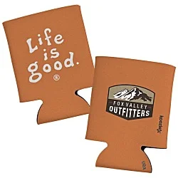 Life is Good Can Koozie® - Full Color - LIG
