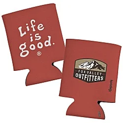 Life is Good Can Koozie® - Full Color - LIG