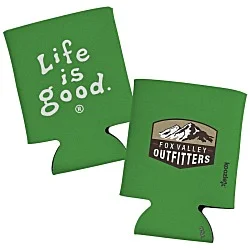 Life is Good Can Koozie® - Full Color - LIG