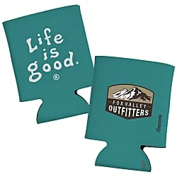 Life is Good Can Koozie® - Full Color - LIG