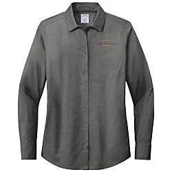 Brooks Brothers Wrinkle Free Stretch Pinpoint Shirt - Ladies'