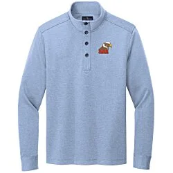 Brooks Brothers Mid Layer Stretch 1/2-Button Fleece Pullover - Men's