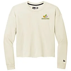 New Era Tri-Blend Cropped Crew Sweatshirt - Ladies'