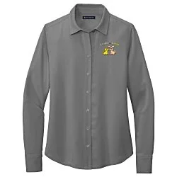 Brooks Brothers Full Button Satin Blouse
