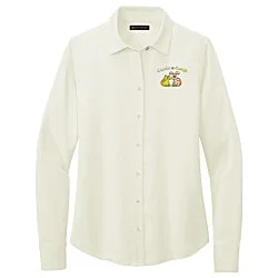 Brooks Brothers Full Button Satin Blouse