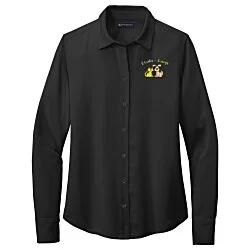 Brooks Brothers Full Button Satin Blouse