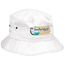 Brushed Cotton Twill Bucket Hat - Full Color