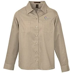 Harriton Advantage IL Long Sleeve Work Shirt - Ladies'