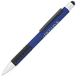 Honeycomb Soft Touch Stylus Metal Pen