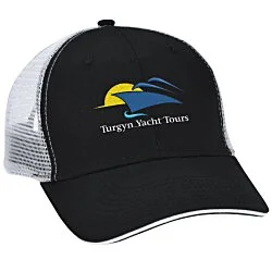 Roadster Sandwich Bill Trucker Cap - Embroidered