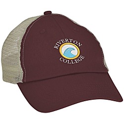 Cotton Twill Soft Mesh Back Cap - Embroidered
