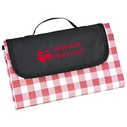 Gingham Fold Up Picnic Blanket