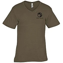 American Apparel Fine Jersey CVC V-Neck T-Shirt - Men's - Screen