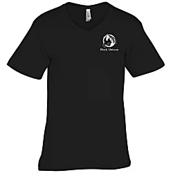 American Apparel Fine Jersey CVC V-Neck T-Shirt - Men's - Screen