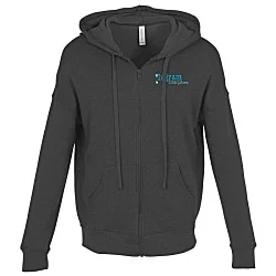 Bella+Canvas Solid Sponge Fleece Full-Zip Hoodie - Embroidered