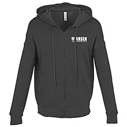 Bella+Canvas Solid Sponge Fleece Full-Zip Hoodie - Screen