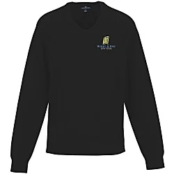 Brooks Brothers Cotton Blend V-Neck Sweater - Men's