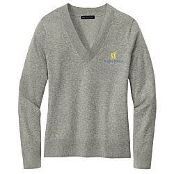 Brooks Brothers Cotton Blend V-Neck Sweater - Ladies'