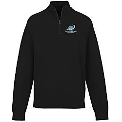 Brooks Brothers Cotton Blend 1/4-Zip Sweater