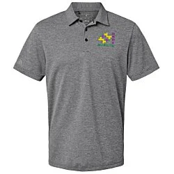 adidas Heathered Polo - Men's