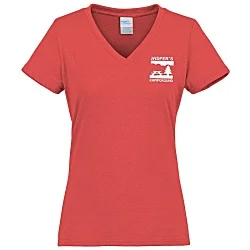 Port & Company Tri-Blend V-Neck T-Shirt - Ladies' - Screen