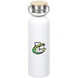Accord Vacuum Bottle with Wood Lid - 21 oz. - Full Color