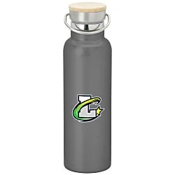 Accord Vacuum Bottle with Wood Lid - 21 oz. - Full Color